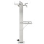 Voir la diapositive 2 : VIDAXL Colonne a eau de jardin carree Acier inoxydable 95 cm