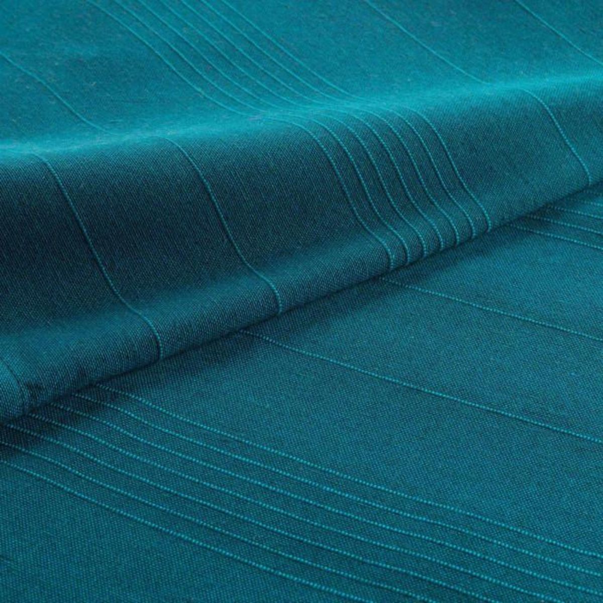 Paris Prix Plaid Uni en Coton  Lucile  180x220cm Bleu