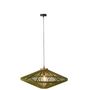 Voir la diapositive 2 : Paris Prix Lampe Suspension en Jute  Dollie  77cm Vert