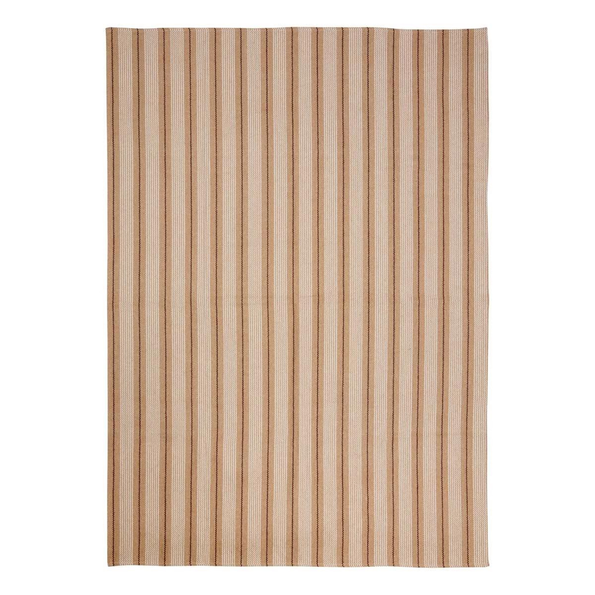 ATMOSPHERA Tapis à rayures  groove  120x170cm beige