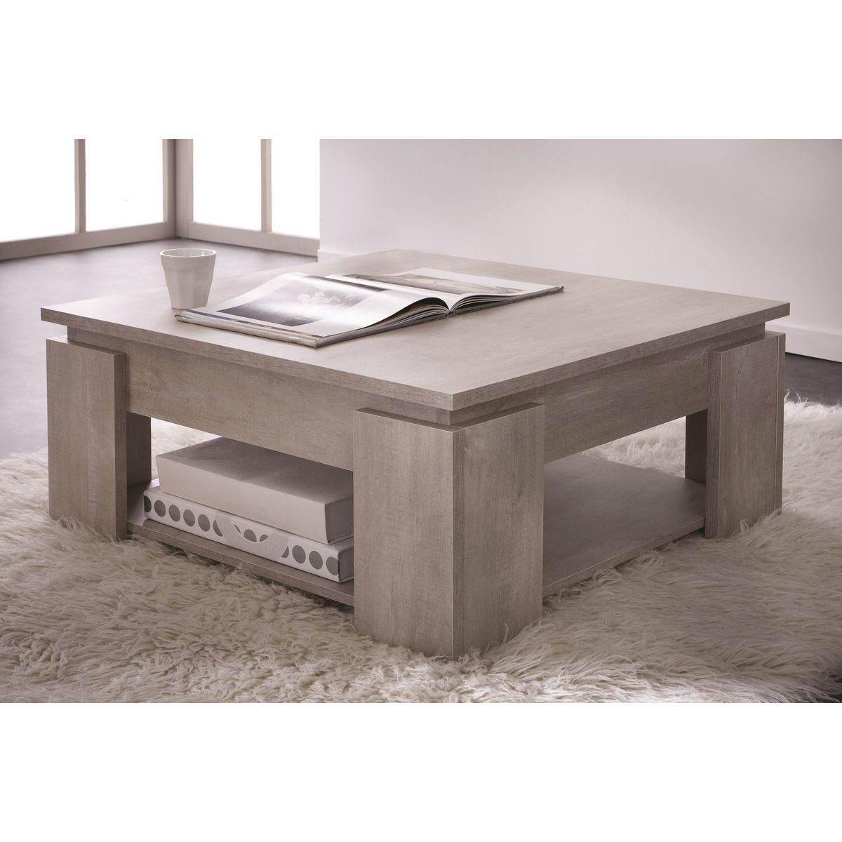Ensemble meuble TV + Table basse SEGURO
