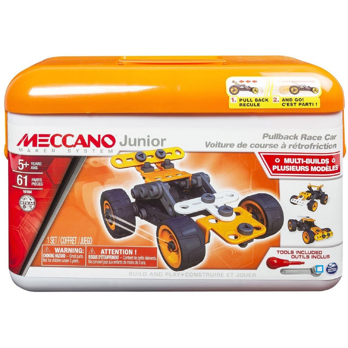 MECCANO Meccano junior mallette voiture rétro friction 