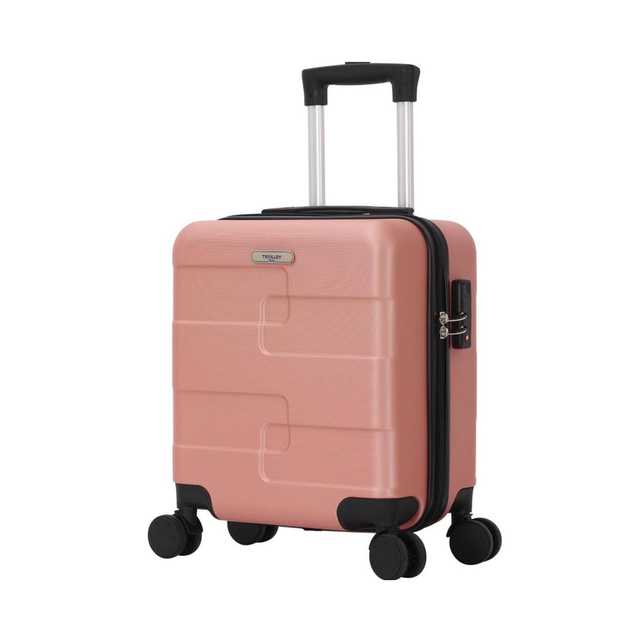 TROLLEY ADC Valise cabine à roulettes rose gold - val-561