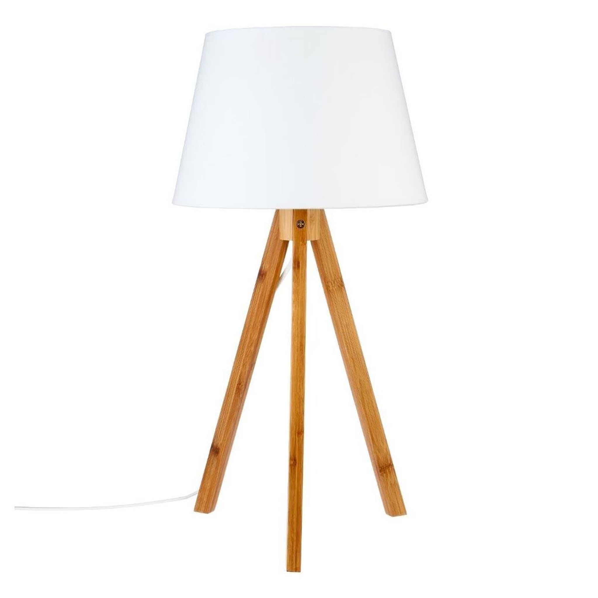 ATMOSPHERA Lampe à poser  bahi  55cm blanc
