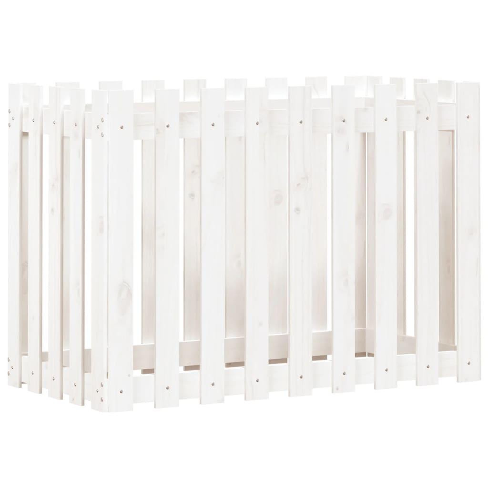 Voir la diapositive 4 : VIDAXL Lit sureleve de jardin design de cloture 100x50x70cm pin massif