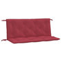 Voir la diapositive 2 : VIDAXL Coussins de banc de jardin lot de 2 rouge bordeaux tissu Oxford