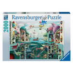 RAVENSBURGER Puzzle 2000 p - si les poissons pouvaient marcher / demelsa haughton