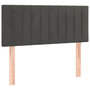 Voir la diapositive 2 : VIDAXL Tete de lit Gris fonce 100x5x78/88 cm Velours