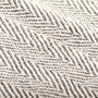 Voir la diapositive 6 : VIDAXL Couverture coton a chevrons 160x210 cm Gris