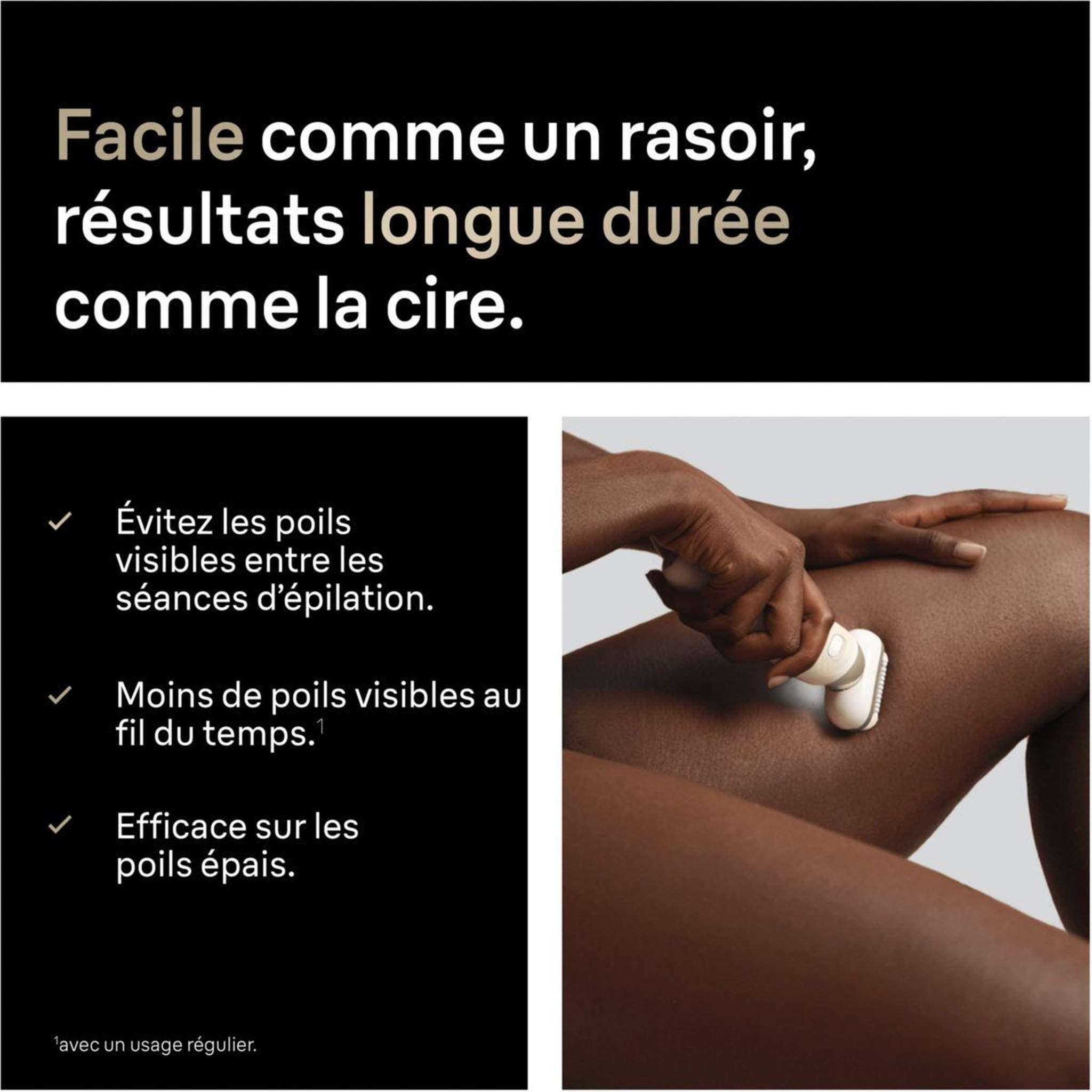 Voir la diapositive 4 : BRAUN Epilateur électrique Silk-épil SES 9-060 3D Flex