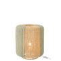 Voir la diapositive 2 : Paris Prix Lampe à Poser Corde  Chase  39cm Turquoise & Naturel