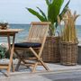 Voir la diapositive 2 : HOUSE NORDIC 2 Chaises de jardin TOLEDO avec coussin