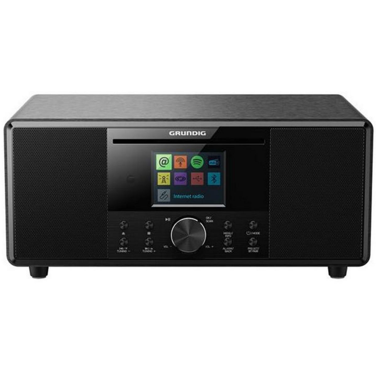 Grundig Micro-chaîne all-in-one 32w noir avec bluetooth - dtr7000