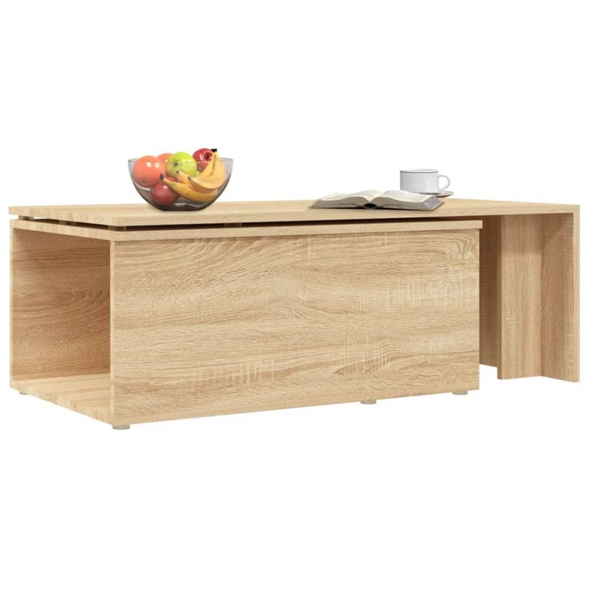 VIDAXL Table basse Chene sonoma 150x50x35 cm Bois d'ingenierie