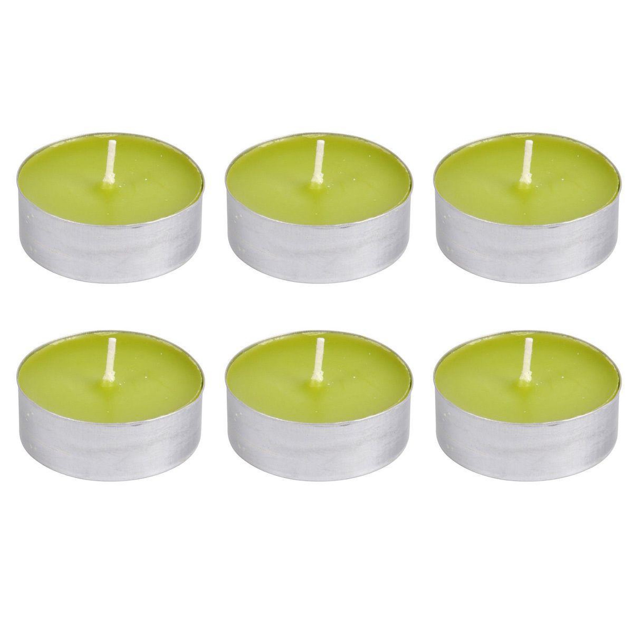 Voir la diapositive 1 : HOMEA Lot de 6 Bougies Chauffe-Plat  Essentiel  5,5cm Pomme