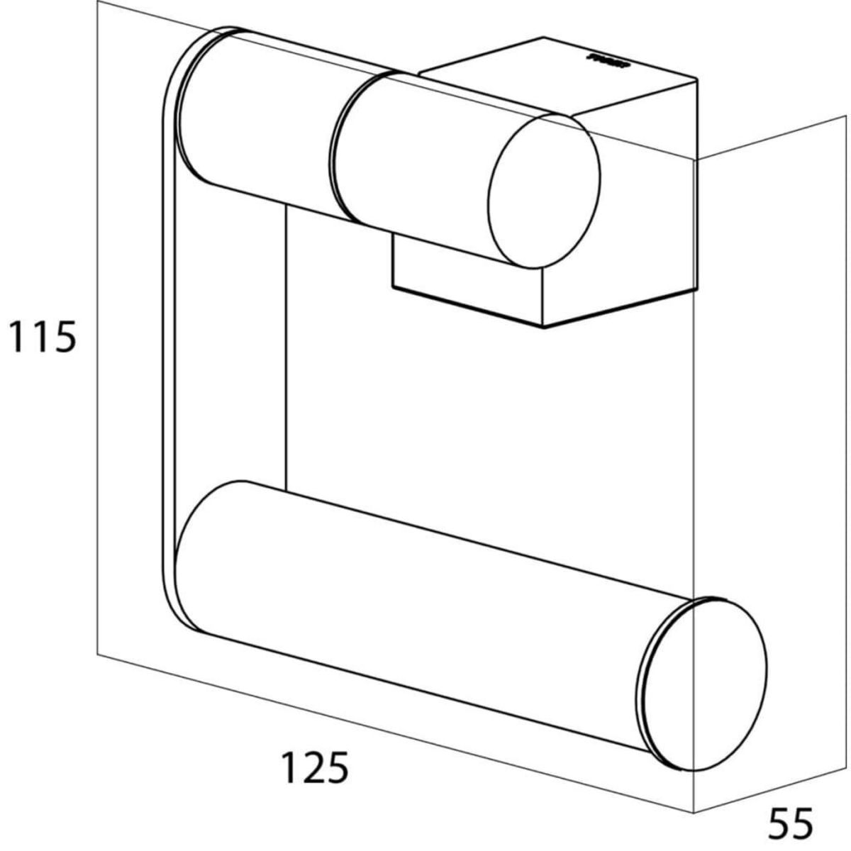 TIGER Porte-papier toilette Tiger Nomad Noir 249030746