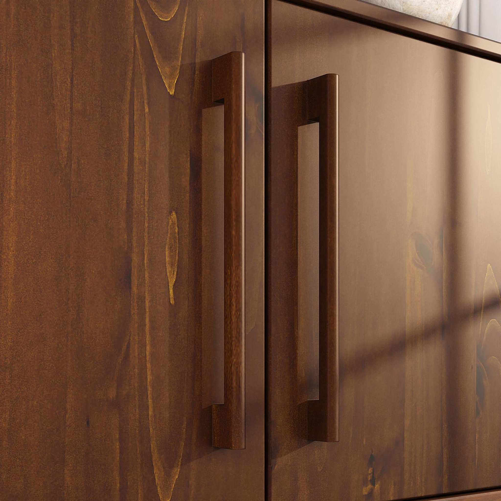 Voir la diapositive 5 : IDIMEX Buffet TECCA L 170 cm 3 portes en bois massif