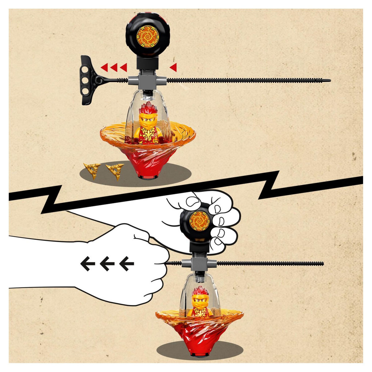 LEGO Ninjago 70688 - L'Entraînement Ninja Spinjitzu de Kai