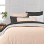 Voir la diapositive 3 : Sensei Maison Taie de traversin en percale de coton SOFT PERCALE - 45x185 cm