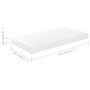 Voir la diapositive 6 : VIDAXL Etagere murale flottante 4 pcs Blanc brillant 50x23x3,8 cm MDF