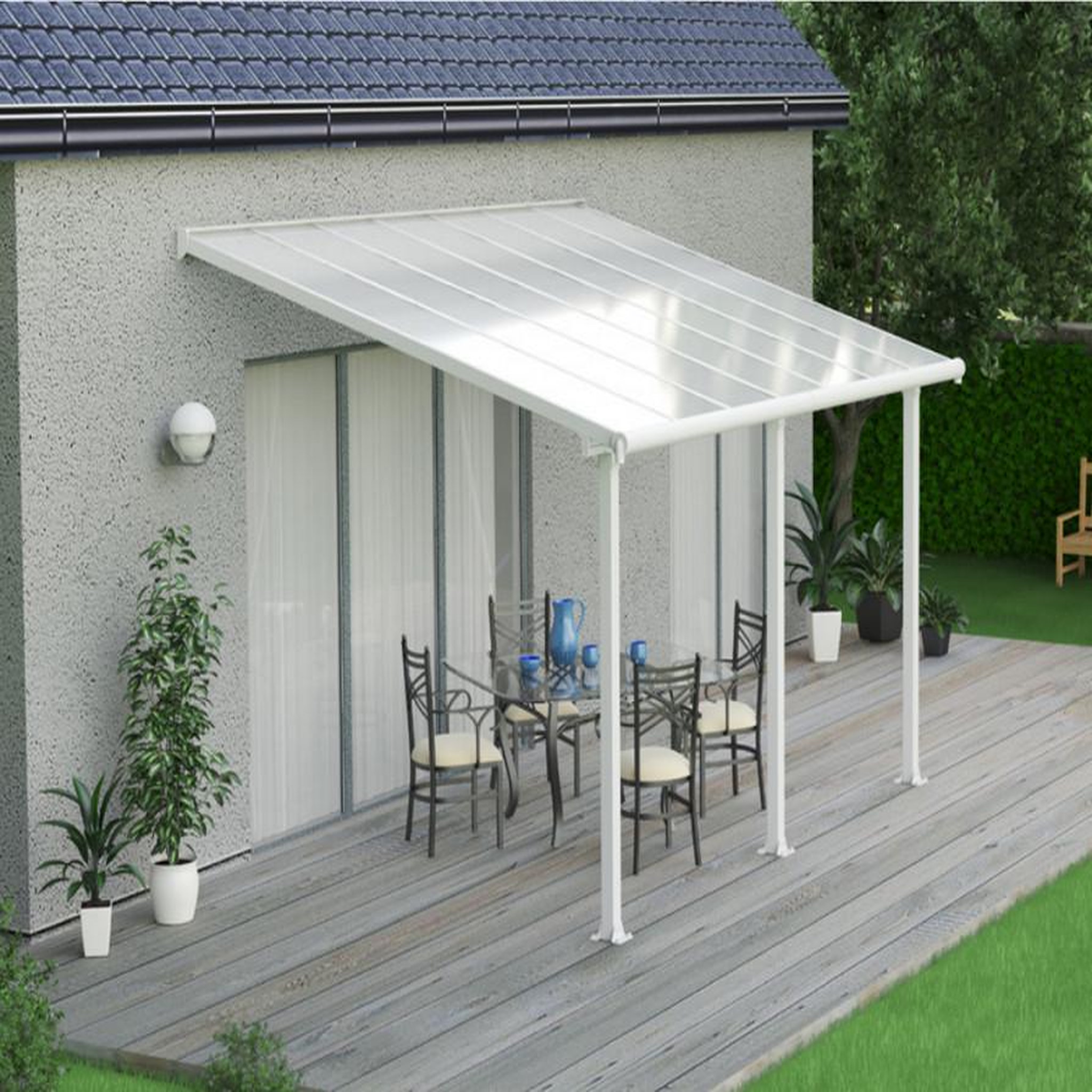Palram Pergola 12.5m² blanc - 704218