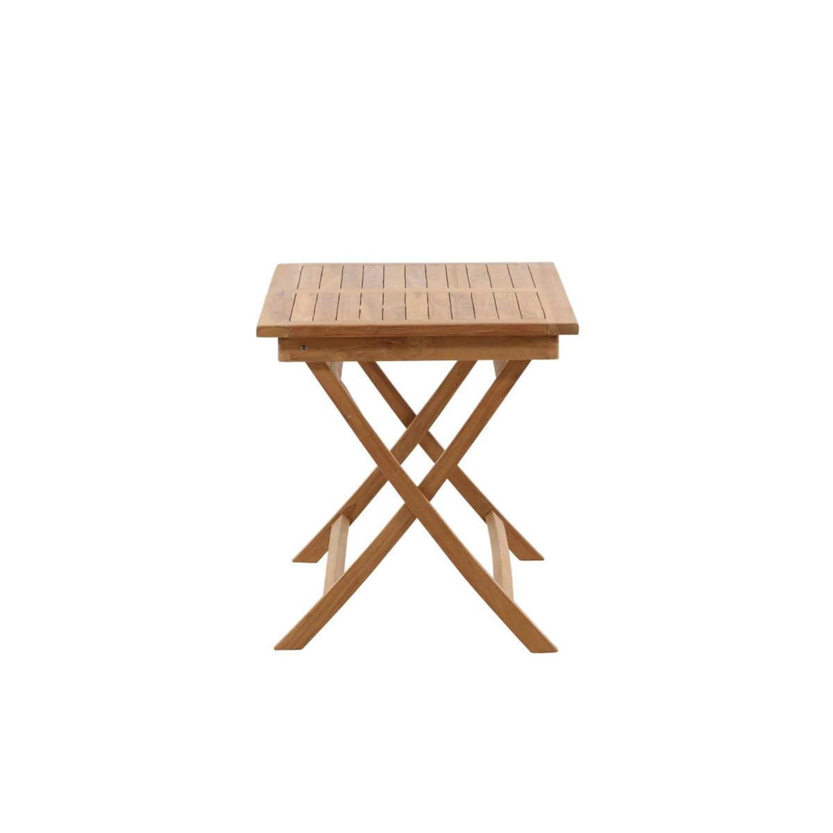 Paris Prix Table de Jardin en Teck  Kenya  120cm Naturel