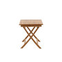 Voir la diapositive 2 : Paris Prix Table de Jardin en Teck  Kenya  120cm Naturel