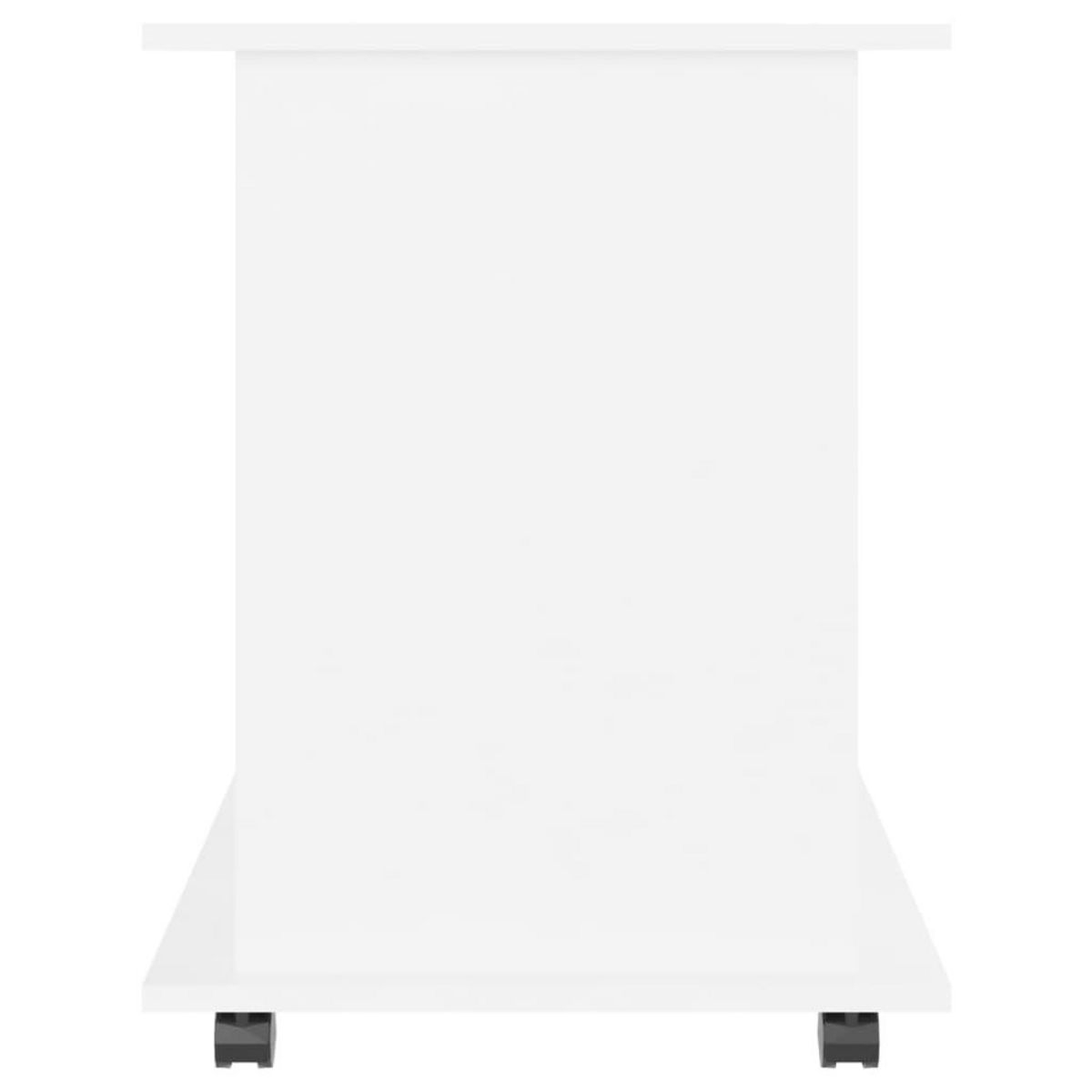 VIDAXL Armoire a roulettes Blanc 60x45x60 cm Bois d'ingenierie