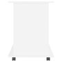 Voir la diapositive 5 : VIDAXL Armoire a roulettes Blanc 60x45x60 cm Bois d'ingenierie