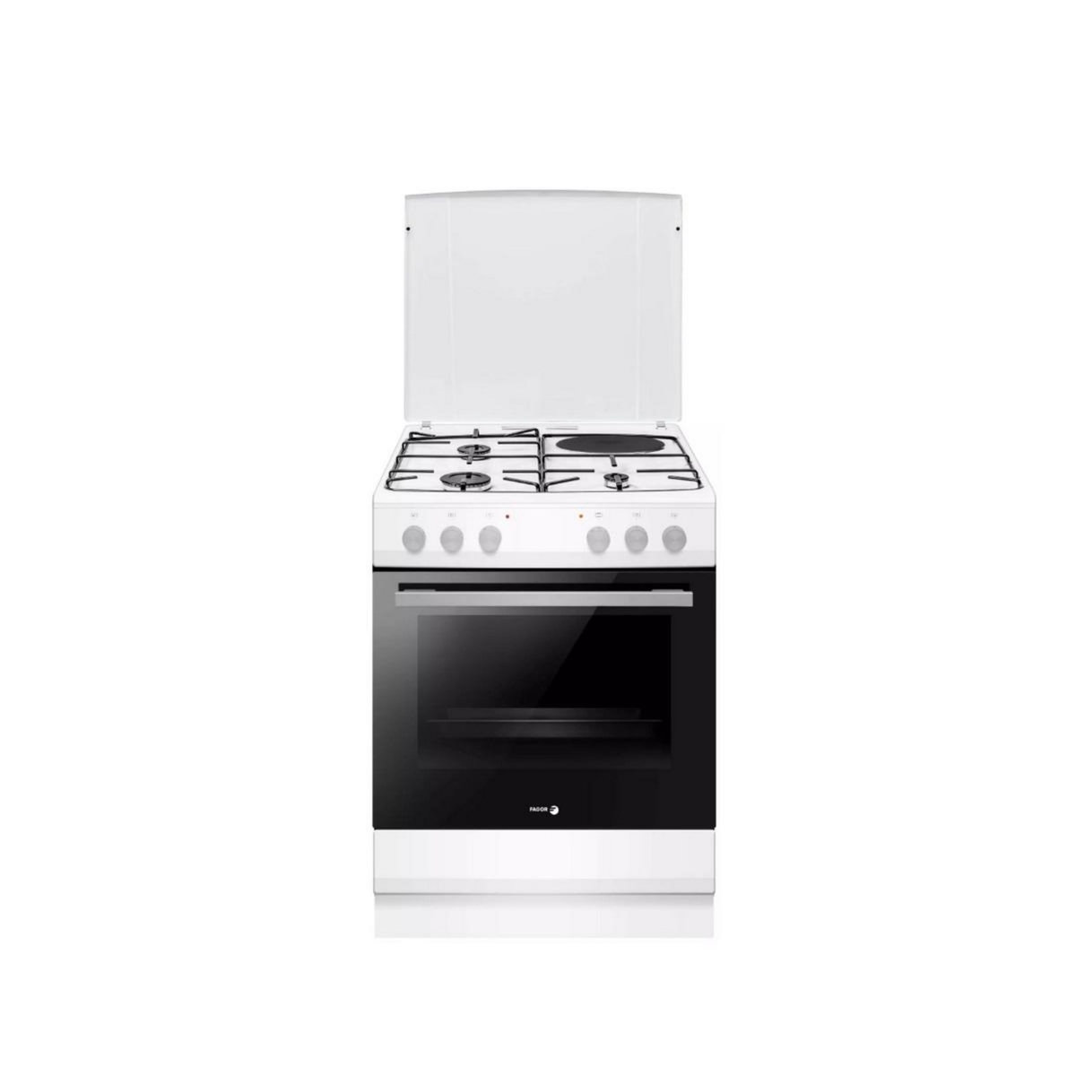 Fagor Cuisinière mixte 62l 4 feux blanc - FACM1003B