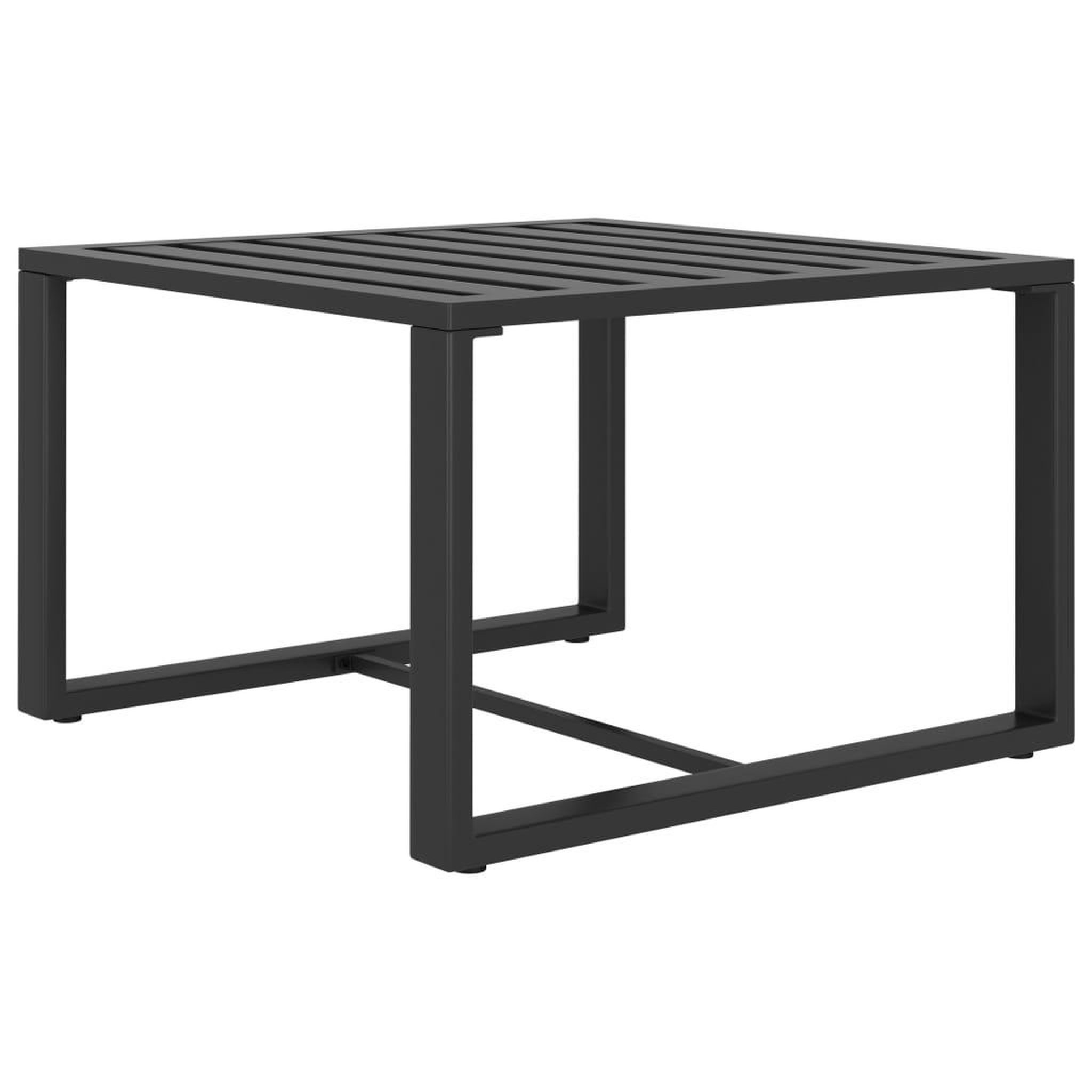 Voir la diapositive 1 : VIDAXL Table basse Aluminium Anthracite