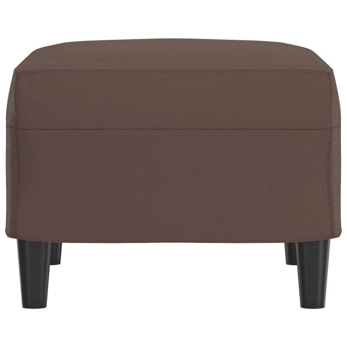 VIDAXL Repose-pied Marron 60x50x41 cm Similicuir