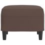 Voir la diapositive 4 : VIDAXL Repose-pied Marron 60x50x41 cm Similicuir