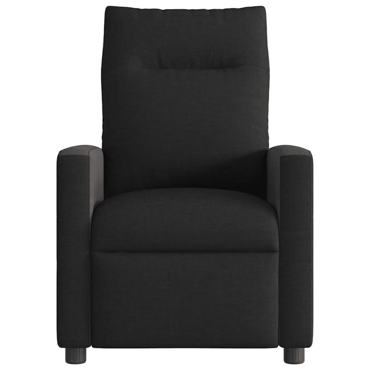 VIDAXL Fauteuil de massage inclinable Noir Tissu
