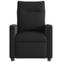 Voir la diapositive 3 : VIDAXL Fauteuil de massage inclinable Noir Tissu