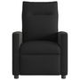 Voir la diapositive 3 : VIDAXL Fauteuil de massage inclinable Noir Tissu