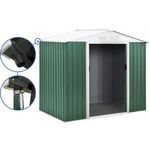 Habitat et Jardin Abri de jardin métal -  Rosas   -  2,71 m² avec gouttière - Vert