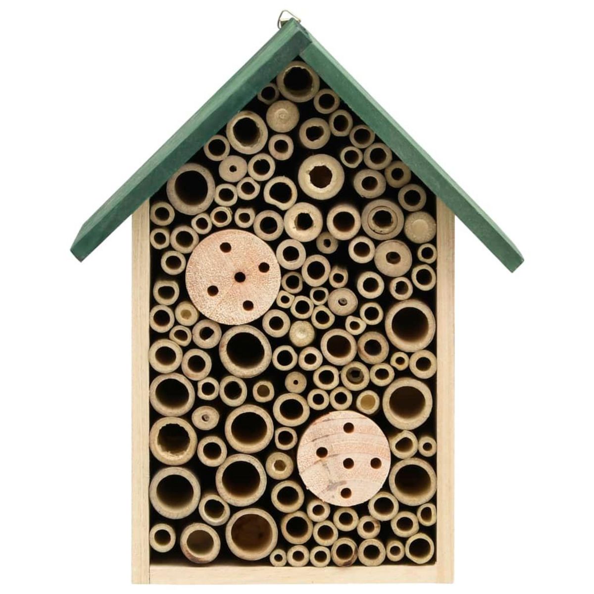 VIDAXL Hotel a insectes 2 pcs 23x14x29 cm Bois de sapin massif