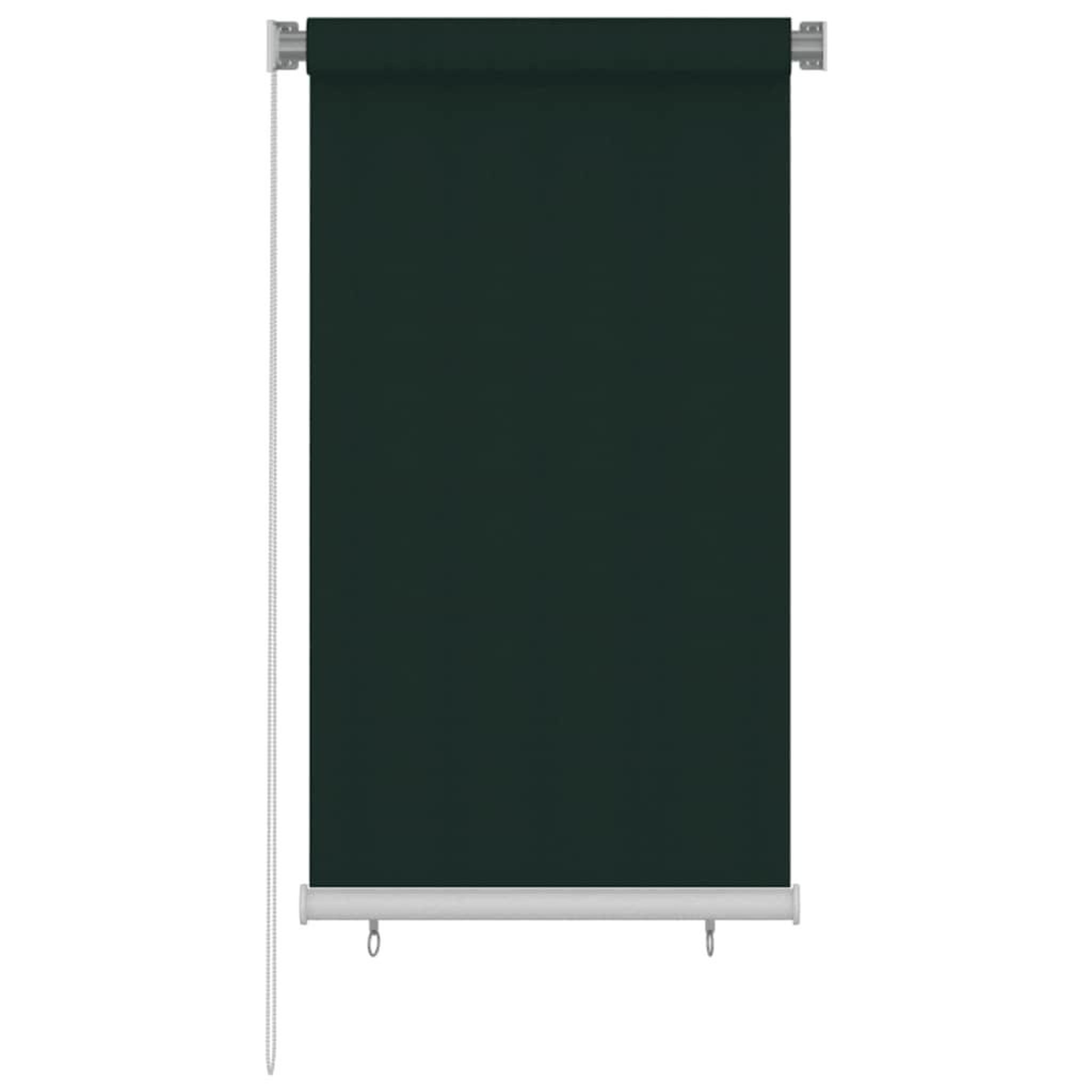 VIDAXL Store roulant d'exterieur 85 (l) x 140 (h) cm hdpe vert fonce