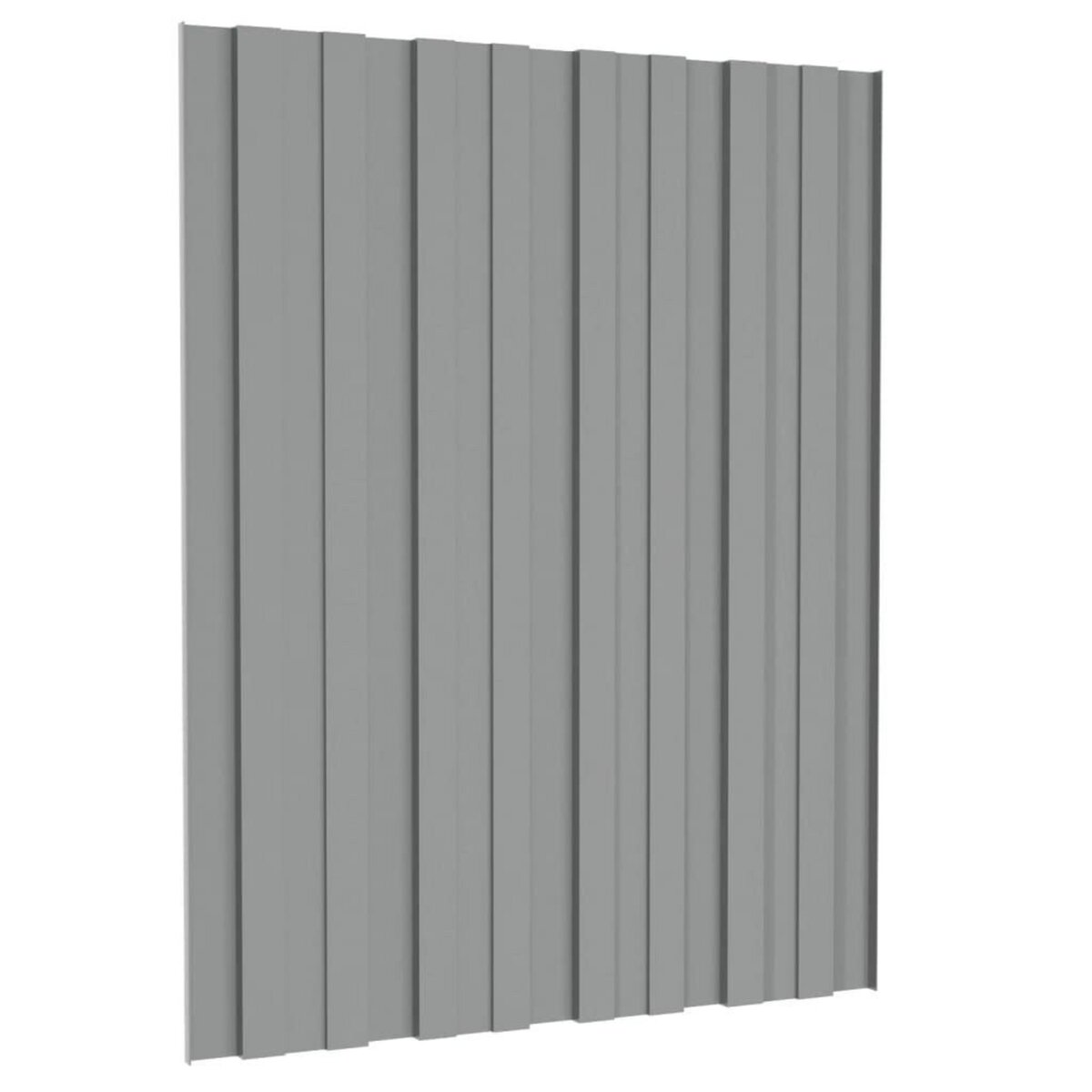 VIDAXL Panneaux de toiture 36 pcs Acier galvanise Gris 60x45 cm