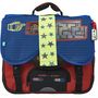 Voir la diapositive 2 : AUCHAN Cartable 38 cm CP/CE1/CE2 bleu et rouge ACTIVE GAMER