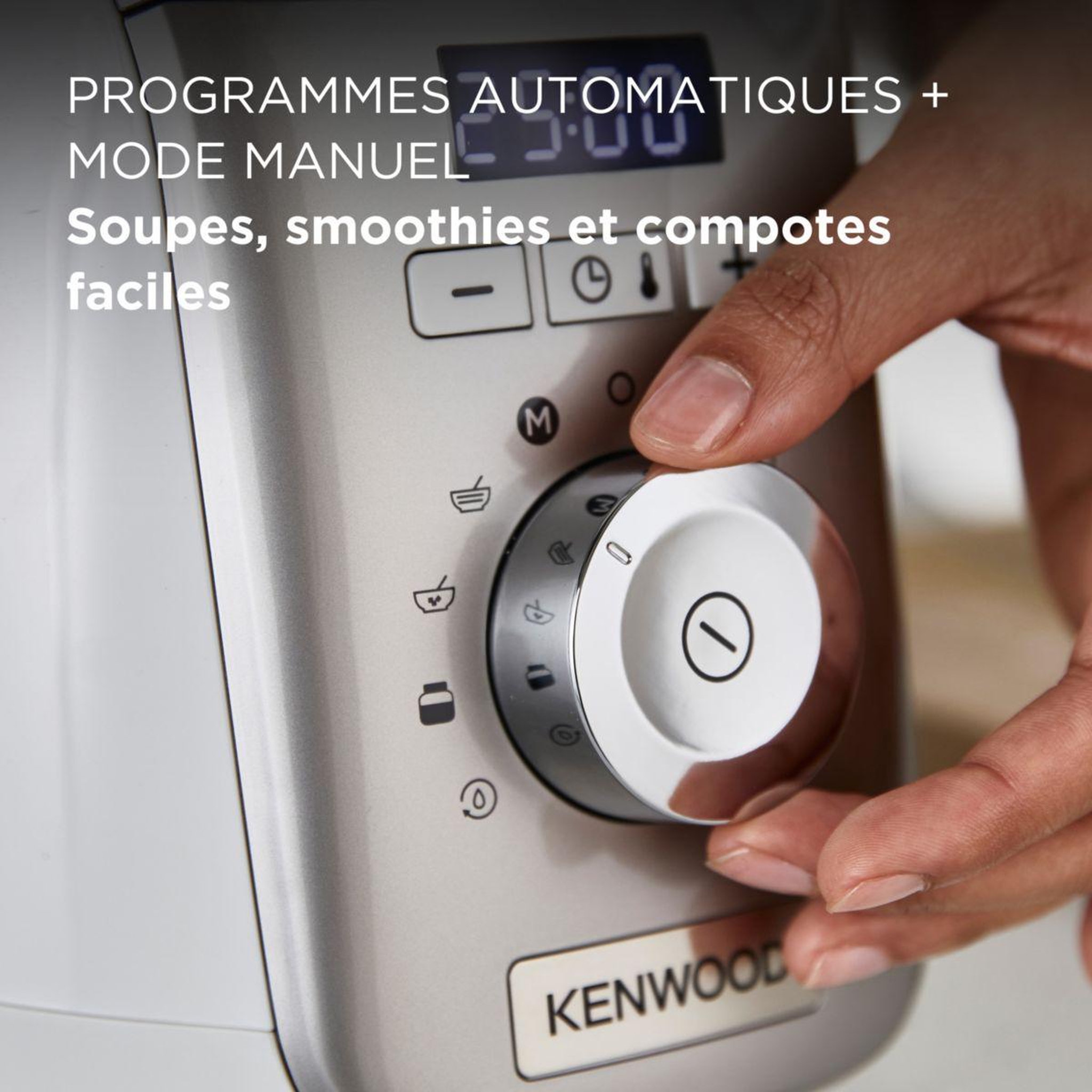 Voir la diapositive 5 : KENWOOD Blender chauffant soupeasy+ cbl30.009cp