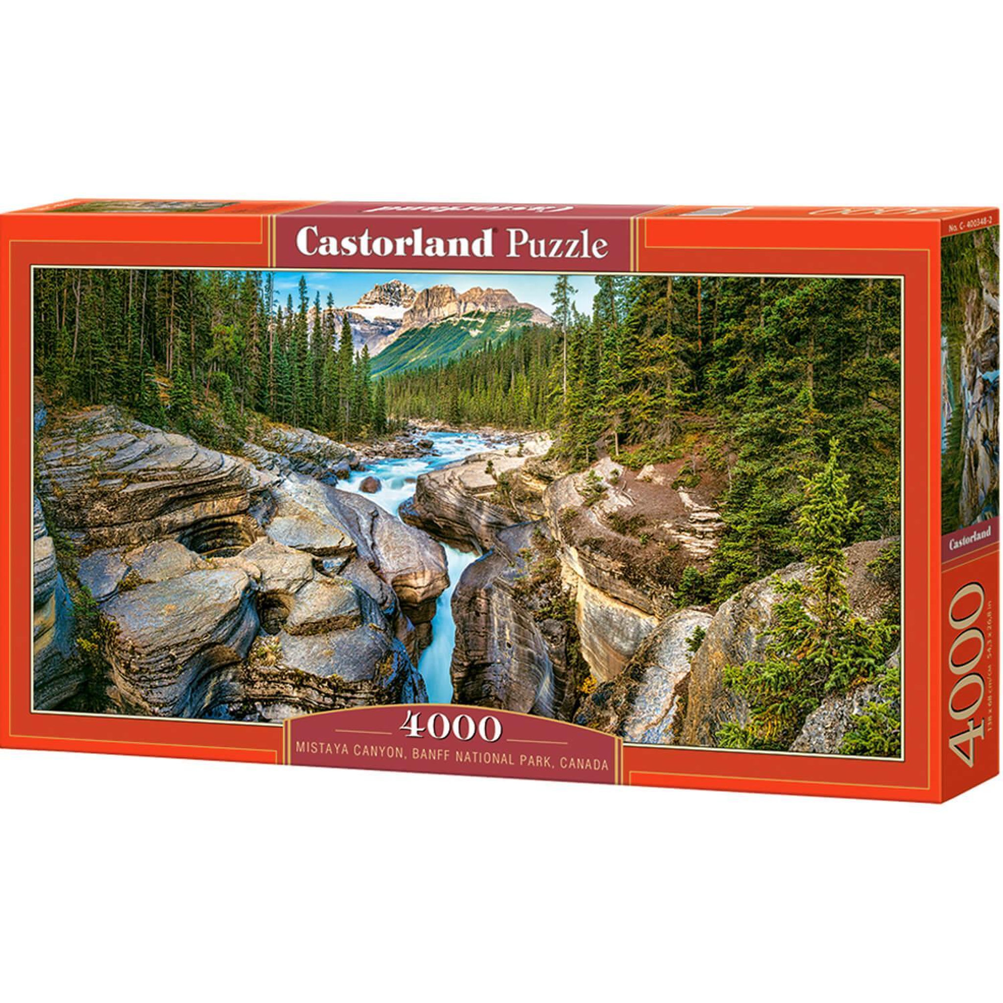 Voir la diapositive 2 : Castorland Puzzle 4000 pièces : Canyon Mistaya, parc national Banff, Canada