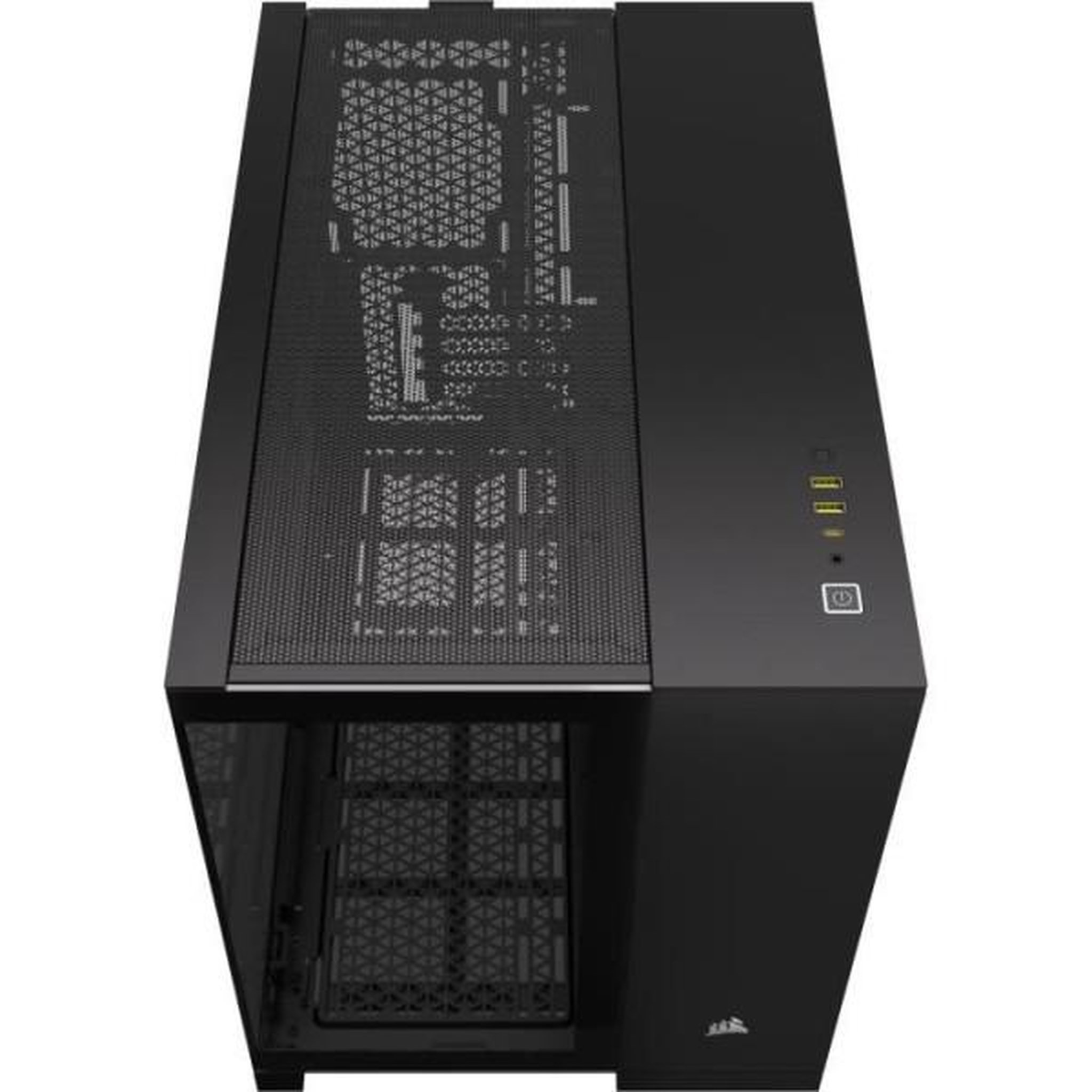 Voir la diapositive 6 : Corsair Boîtier pc - corsair - 2500x tempered glass micro atx dual chamber - noir