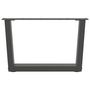 Voir la diapositive 5 : VIDAXL Pieds de table a manger forme V 2 pcs anthracite 50x(30-31,3)cm