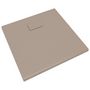 Voir la diapositive 5 : VIDAXL Receveur de douche SMC Marron 80x80 cm