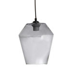 Paris Prix Lampe Suspension en Verre  Planta  30cm Gris