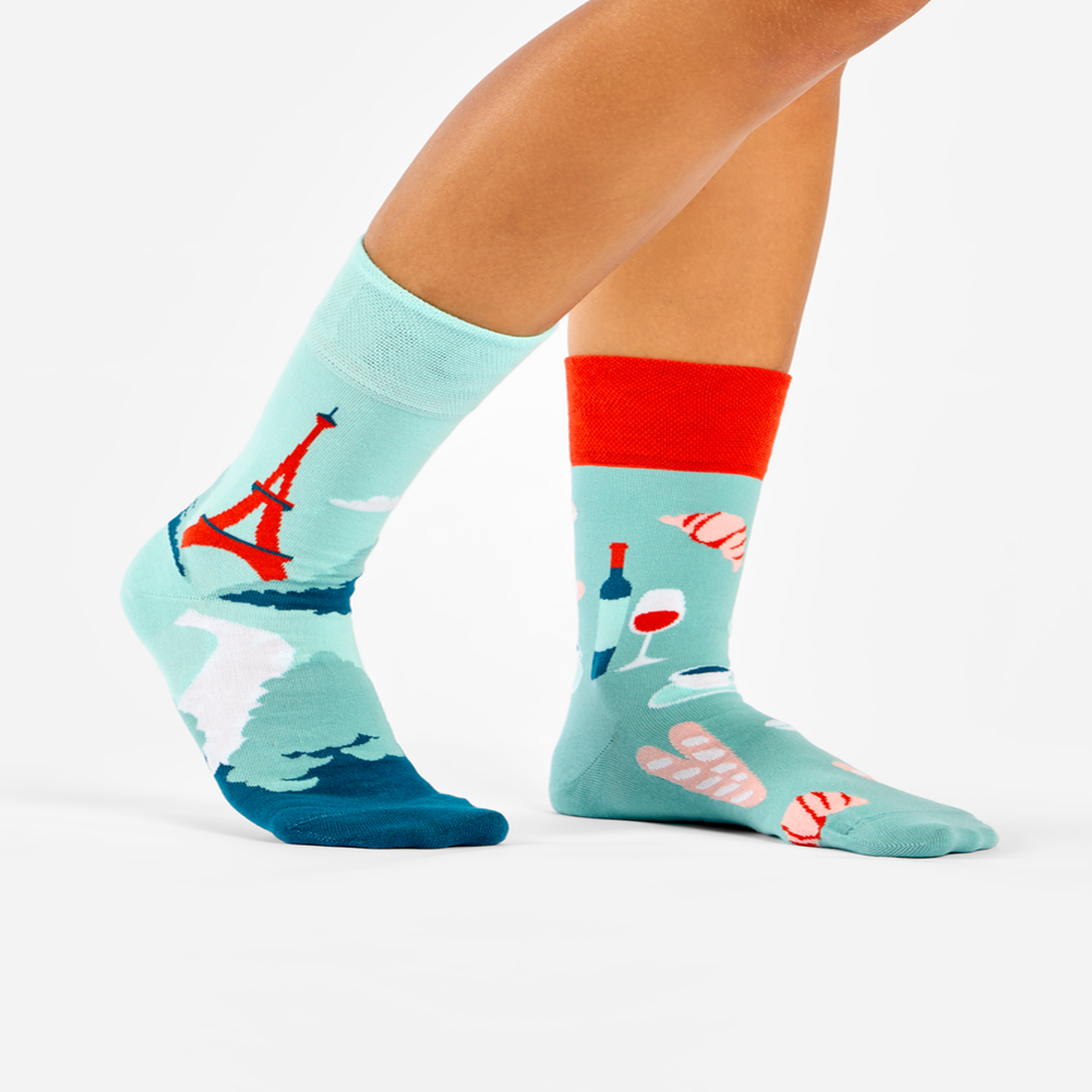 Voir la diapositive 3 : DEDOLES Chaussettes la france (et sa tour eiffel)