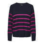 Voir la diapositive 1 : Pieces Pull Marine/Rose Femme Pieces Sia