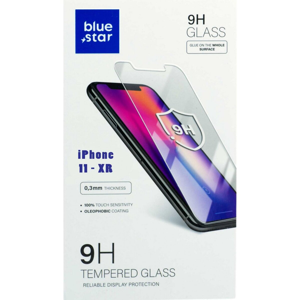 Vitre de protection en verre trempé pour iPhone 11